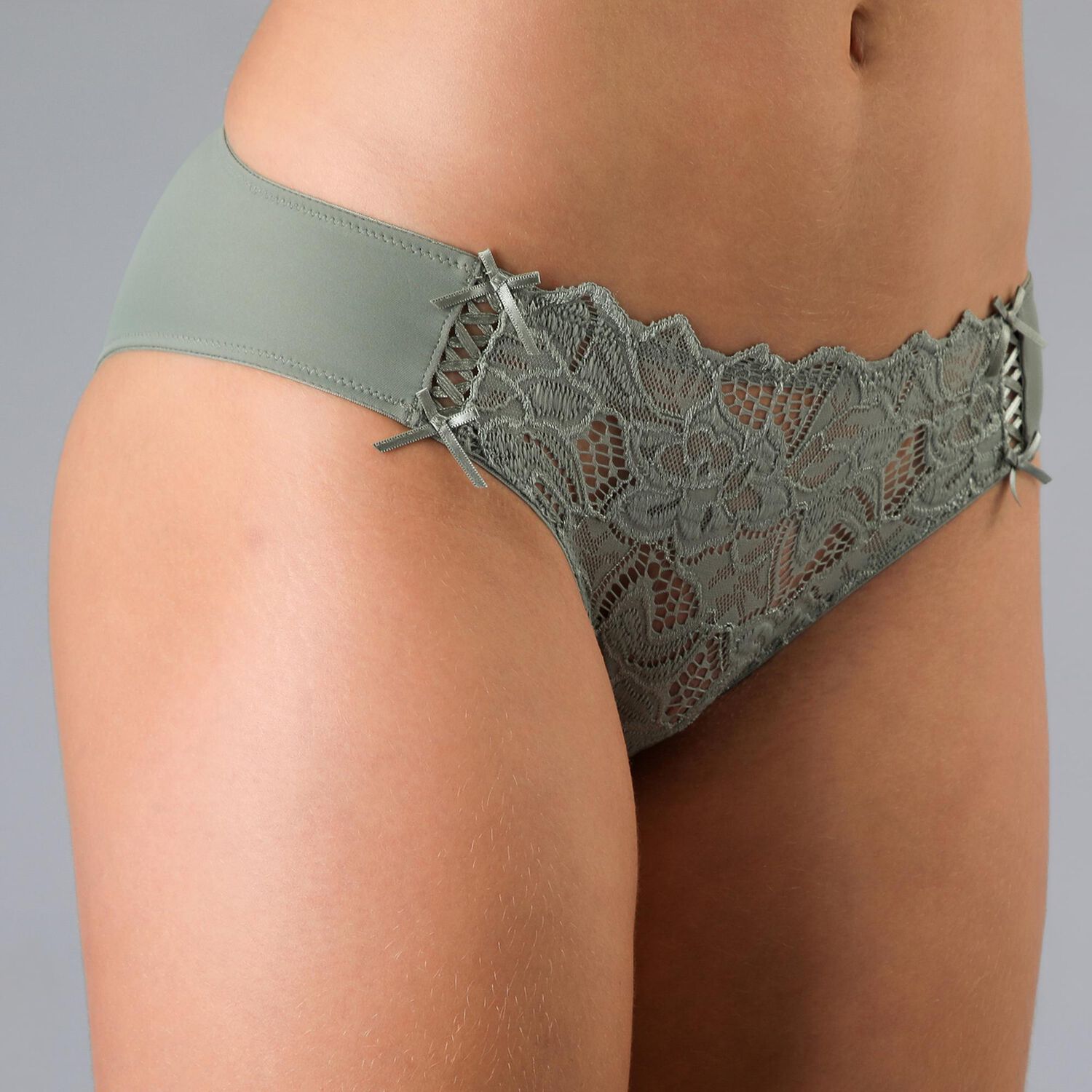 Bikini Encaje Y Lycra Flores Mujer 1633-275 image number 2.0